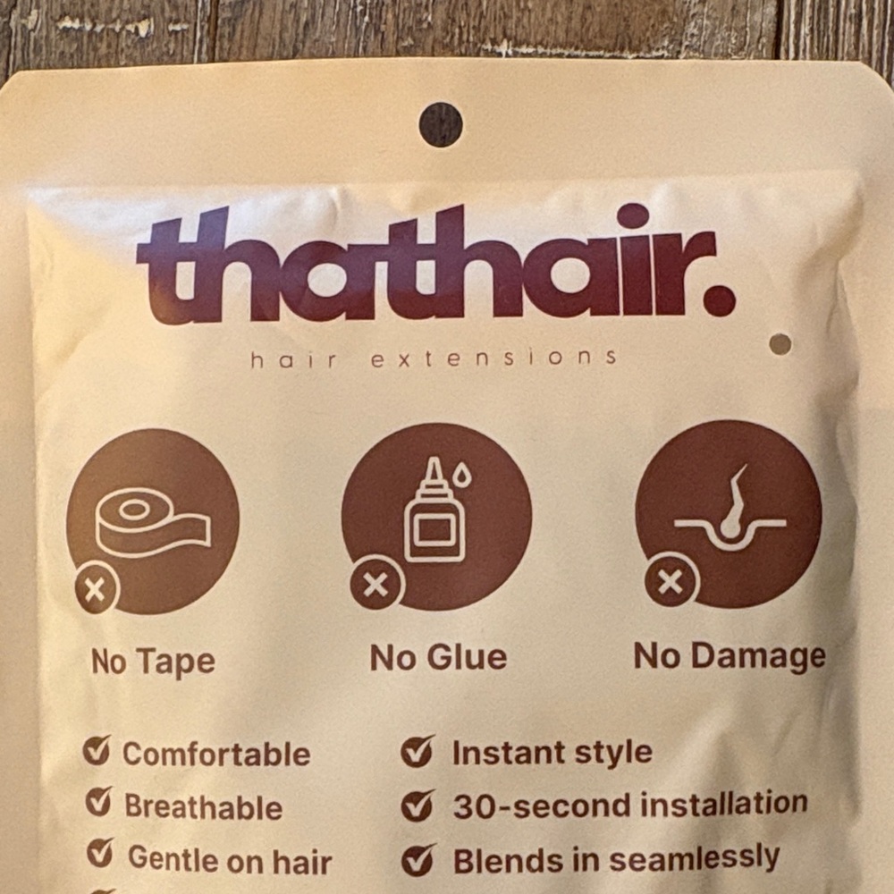 THAT HAIR Dark Brown Hair 12” - STRAIGHT - Picture 2 of 4